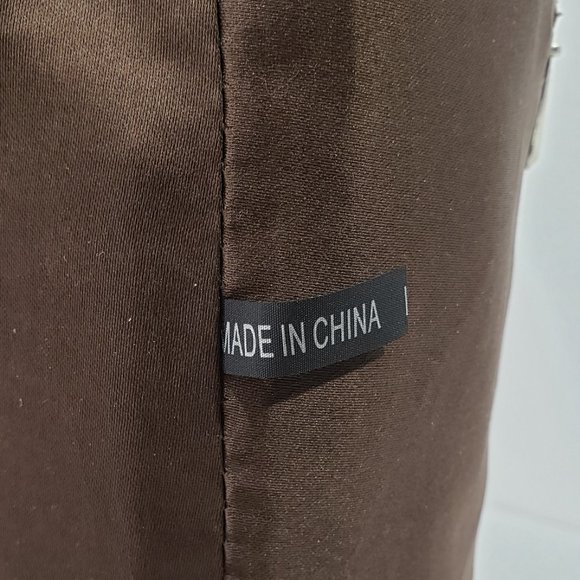 ROMA LEATHERS Concealed Carry Brown Leather Silver Studs Moto Cross Body - Picture 11 of 11